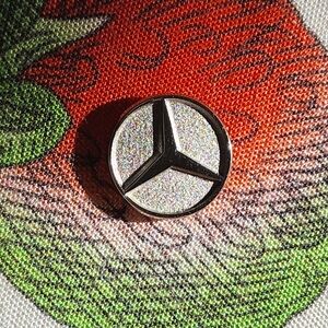 Sterling Mercedes Lapel Pin Tie Tack